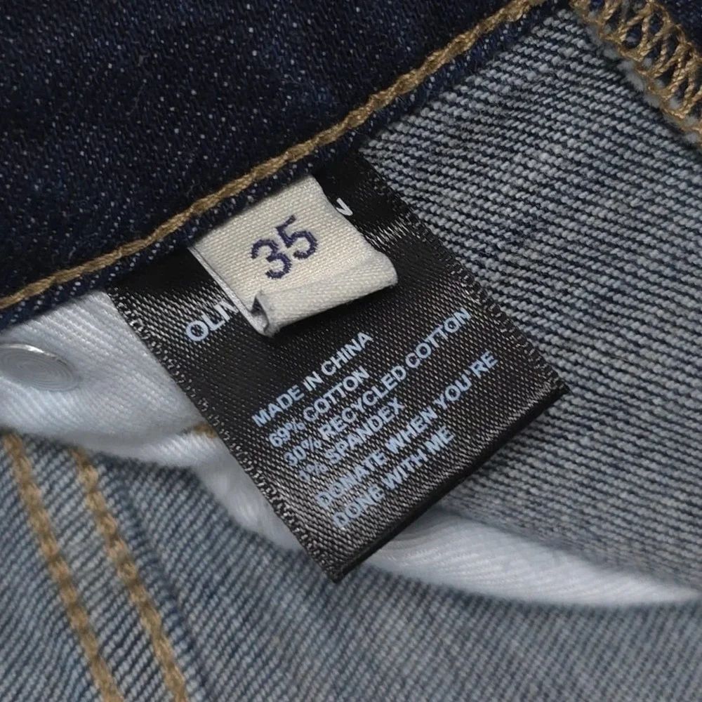 OLIVER LOGAN Women's Jeans Size 35 Madison Wide‎ Leg Slow Denim
